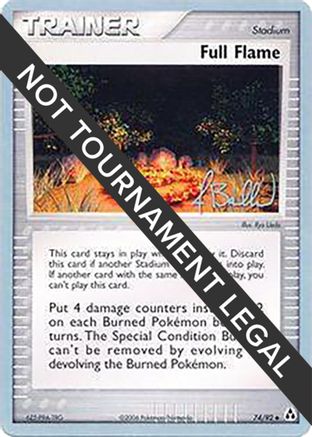 Image of Full Flame - 2006 (Jimmy Ballard) 074  World Championship Decks - Uncommon