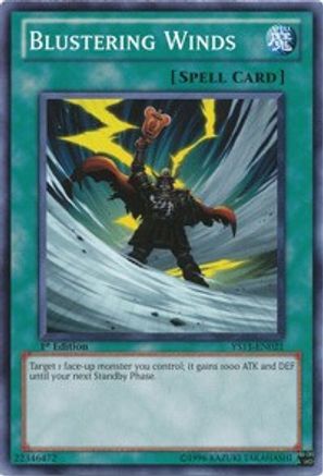Image of Blustering Winds (YS11-EN021) - Starter Deck: Dawn of the Xyz 1st Edition