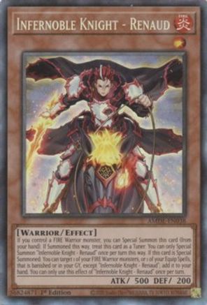 Image of Infernoble Knight - Renaud (CR) (AMDE-EN038) - Amazing Defenders 1st Edition