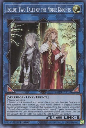 Image of Isolde, Two Tales of the Noble Knights (AMDE-EN052) - Amazing Defenders 1st Edition