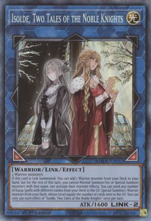 Image of Isolde, Two Tales of the Noble Knights (CR) (AMDE-EN052) - Amazing Defenders 1st Edition