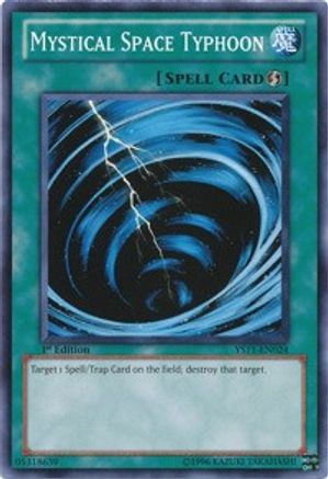Image of Mystical Space Typhoon (YS11-EN024) - Starter Deck: Dawn of the Xyz 1st Edition