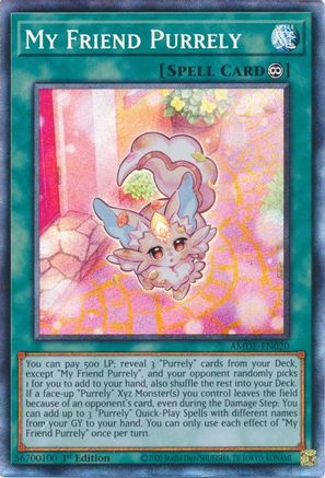 Image of My Friend Purrely (CR) (AMDE-EN020) - Amazing Defenders 1st Edition