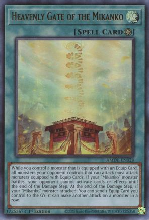 Image of Heavenly Gate of the Mikanko (AMDE-EN028) - Amazing Defenders 1st Edition