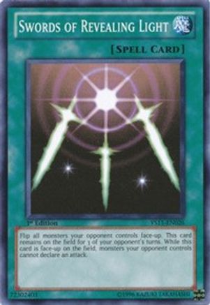 Image of Swords of Revealing Light (YS11-EN026) - Starter Deck: Dawn of the Xyz 1st Edition