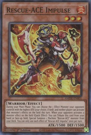 Image of Rescue-ACE Impulse (AMDE-EN001) - Amazing Defenders 1st Edition