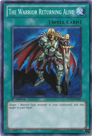 Image of The Warrior Returning Alive (YS11-EN027) - Starter Deck: Dawn of the Xyz 1st Edition