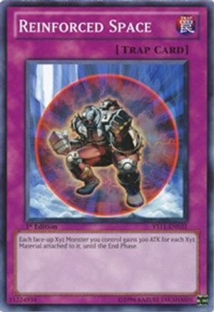 Image of Reinforced Space (YS11-EN031) - Starter Deck: Dawn of the Xyz 1st Edition