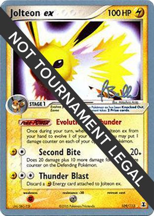 Image of Jolteon ex - 2006 (Jimmy Ballard) 109  World Championship Decks - Ultra Rare