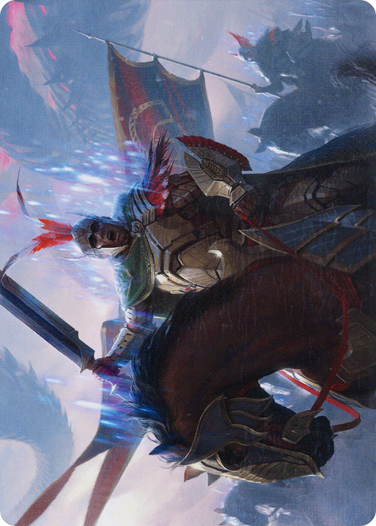 Image of Marshal of Zhalfir // Marshal of Zhalfir (AMOM-050) - March of the Machine Art Series (Borderless)