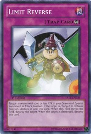 Image of Limit Reverse (YS11-EN039) - Starter Deck: Dawn of the Xyz 1st Edition