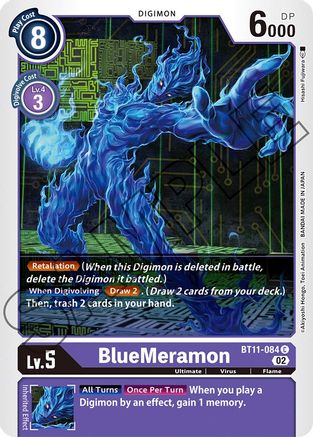 Image of BlueMeramon (BT11-084) - Dimensional Phase Foil