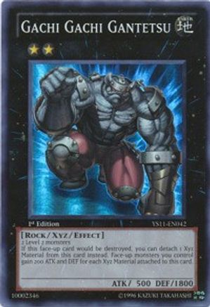 Image of Gachi Gachi Gantetsu (YS11-EN042) - Starter Deck: Dawn of the Xyz 1st Edition