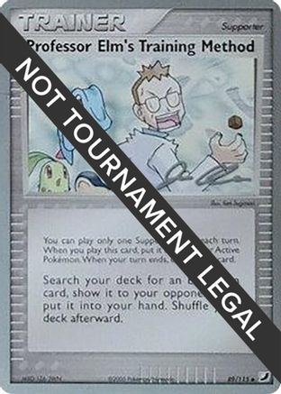 Image of Professor Elm's Training Method - 2006 (Jason Klaczynski) 089  World Championship Decks - Uncommon