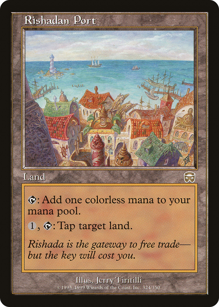Image of Rishadan Port (MMQ-324) - Mercadian Masques Foil