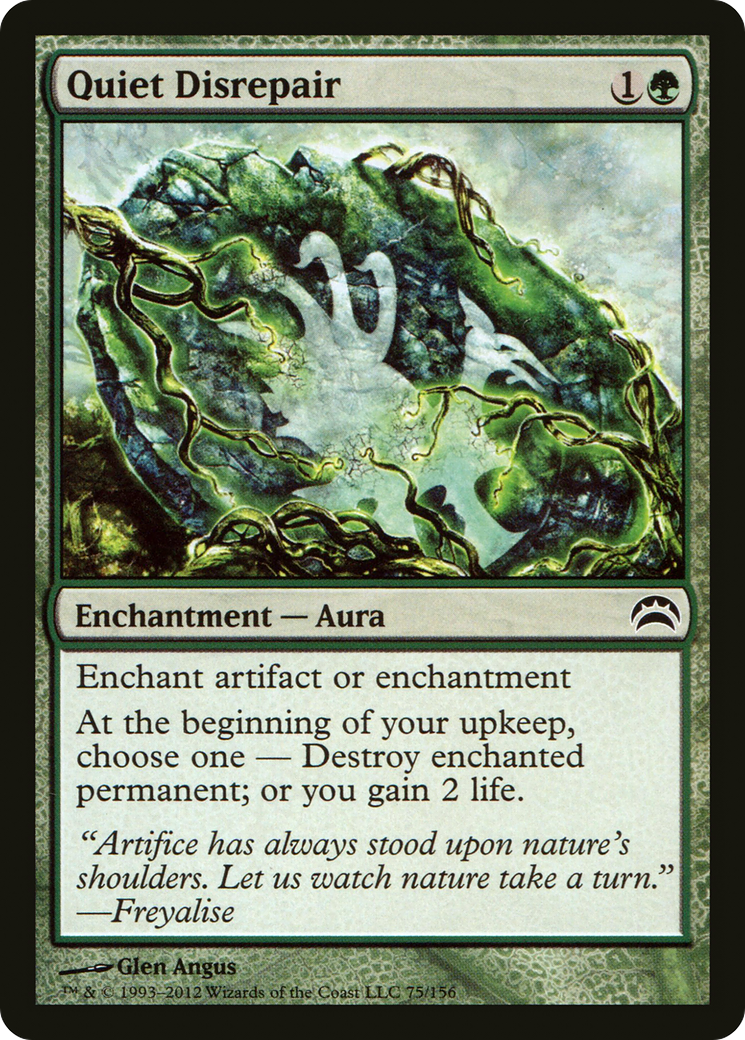 Image of Quiet Disrepair (PC2-075) - Planechase 2012 Foil