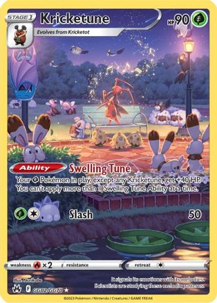 Image of Kricketune GG02/GG70  - Holofoil Crown Zenith Galarian Gallery - Ultra Rare