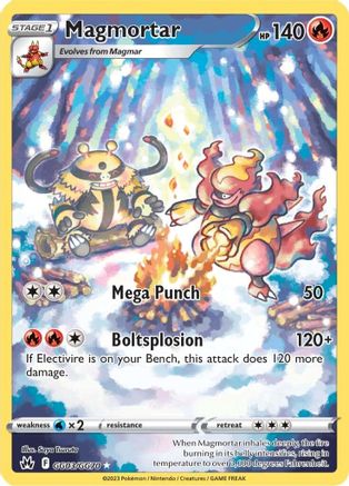 Image of Magmortar GG03/GG70  - Holofoil Crown Zenith Galarian Gallery - Ultra Rare