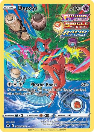 Image of Deoxys GG12/GG70  - Holofoil Crown Zenith Galarian Gallery - Ultra Rare