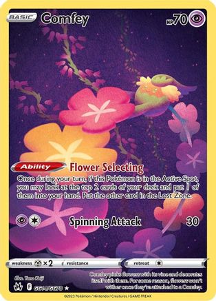 Image of Comfey GG14/GG70  - Holofoil Crown Zenith Galarian Gallery - Ultra Rare