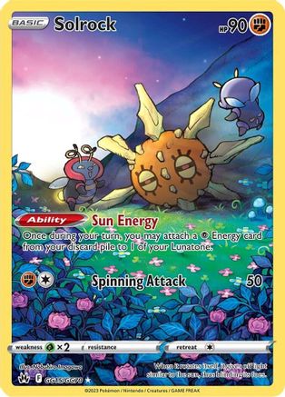 Image of Solrock GG15/GG70  - Holofoil Crown Zenith Galarian Gallery - Ultra Rare