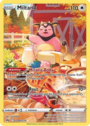 Image of Miltank GG24/GG70  - Holofoil Crown Zenith Galarian Gallery - Ultra Rare