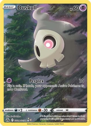 Image of Duskull GG28/GG70  - Holofoil Crown Zenith Galarian Gallery - Ultra Rare