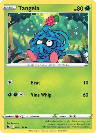 Image of Tangela 004/159  Crown Zenith - Common