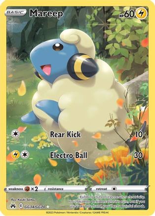 Image of Mareep GG34/GG70  - Holofoil Crown Zenith Galarian Gallery - Ultra Rare