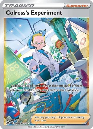 Image of Colress's Experiment GG59/GG70  - Holofoil Crown Zenith Galarian Gallery - Ultra Rare