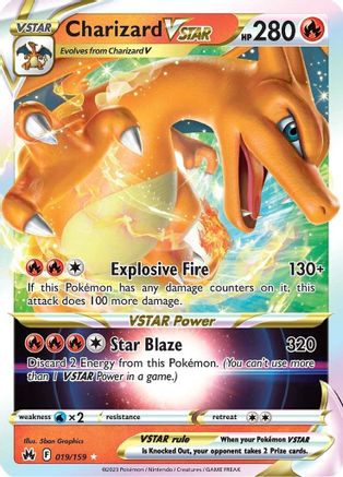 Image of Charizard VSTAR 019/159  - Holofoil Crown Zenith - Ultra Rare