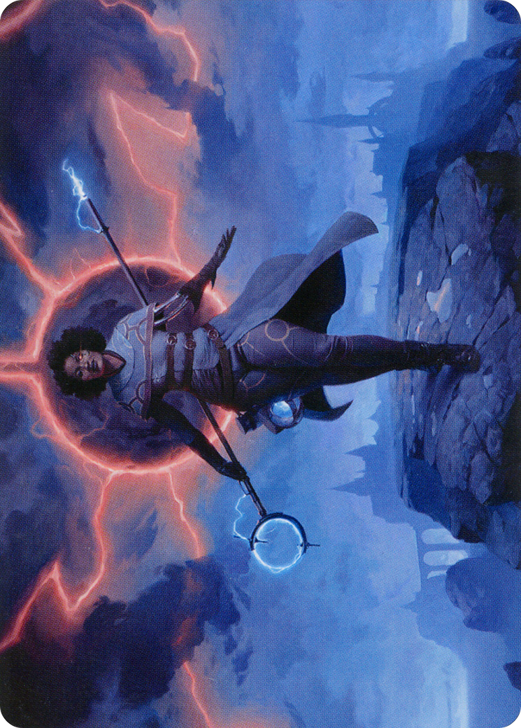 Image of Rona, Herald of Invasion // Rona, Herald of Invasion (AMOM-016) - March of the Machine Art Series (Borderless)