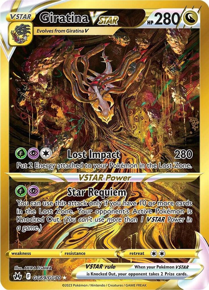 * Giratina VSTAR (Secret) - Crown Zenith: Galarian Gallery - GG69/GG70