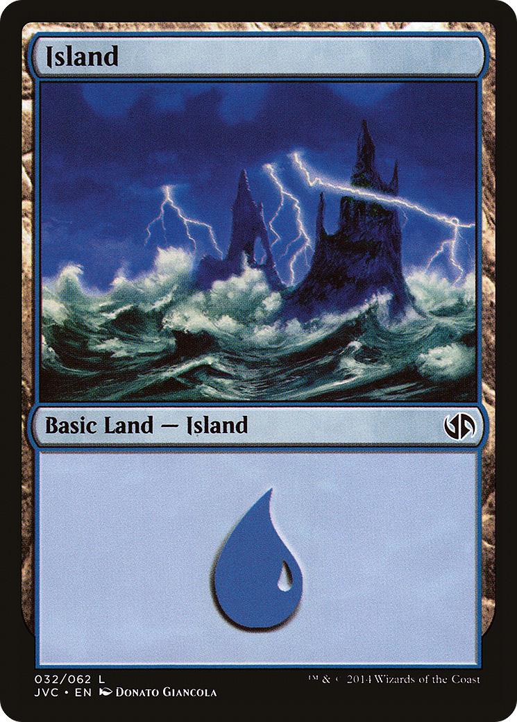 Image of Island (32) (Jace vs. Chandra) (DD3-032) - Duel Decks Anthology: Jace vs. Chandra