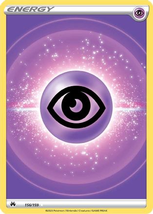 Image of Psychic Energy (Texture Full Art) 156/159  - Holofoil Crown Zenith - Ultra Rare