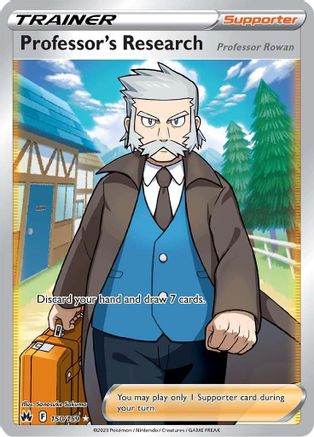 Image of Professor's Research (Full Art) 150/159  - Holofoil Crown Zenith - Ultra Rare