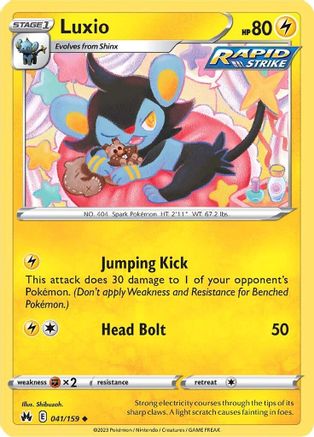 Image of Luxio (41) 041/159  Crown Zenith - Uncommon