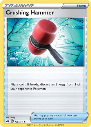 Image of Crushing Hammer 125/159  - Reverse Holofoil Crown Zenith - Uncommon