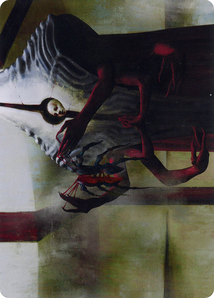 Image of Vivisection Evangelist // Vivisection Evangelist (AONE-054) - Phyrexia: All Will Be One Art Series (Borderless) Foil