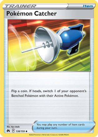 Image of Pokemon Catcher 138/159  Crown Zenith - Uncommon