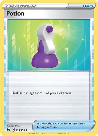 Image of Potion 139/159  - Reverse Holofoil Crown Zenith - Common
