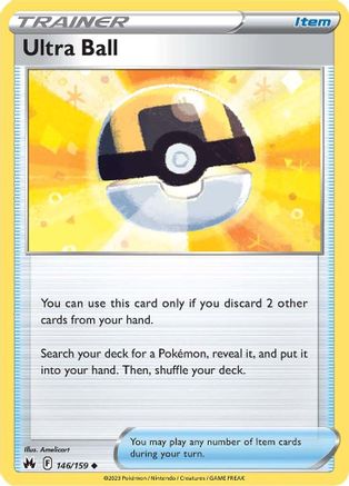 Image of Ultra Ball 146/159  Crown Zenith - Uncommon