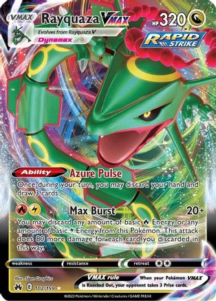 Image of Rayquaza VMAX (102) 102/159  - Holofoil Crown Zenith - Ultra Rare