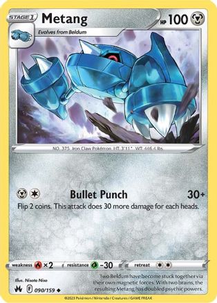 Image of Metang 090/159  Crown Zenith - Uncommon