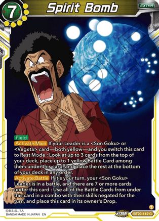 Image of Spirit Bomb (BT20-112) - Power Absorbed