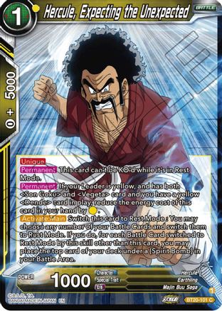 Image of Hercule, Expecting the Unexpected (BT20-101) - Power Absorbed Foil