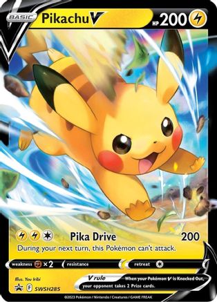 Image of Pikachu V SWSH285  - Holofoil SWSH Sword & Shield Promo Cards - Promo