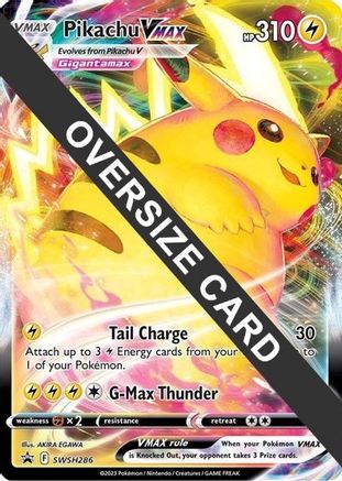 Image of Pikachu VMAX SWSH286  - Holofoil Jumbo Cards - Promo