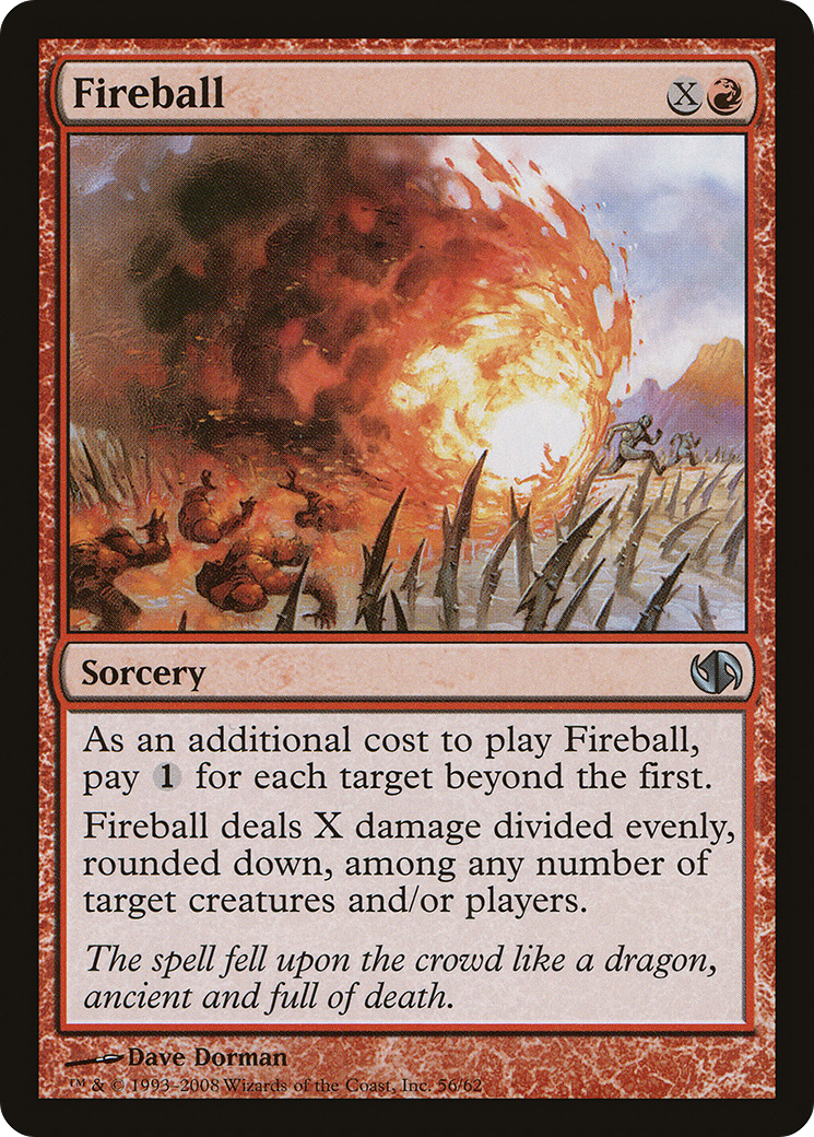 Image of Fireball (DD2-056) - Duel Decks: Jace vs. Chandra