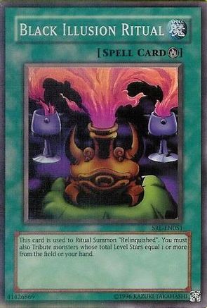Image of Black Illusion Ritual (SRL-EN051) - Spell Ruler (Worldwide English) Unlimited